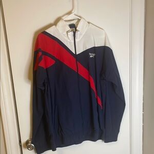 Reebok Men's Navy and Red Jacket
